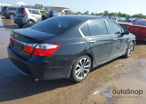 2015 Honda Accord Sport from USA, damaged, VIN 1HGCR2F53FA027599